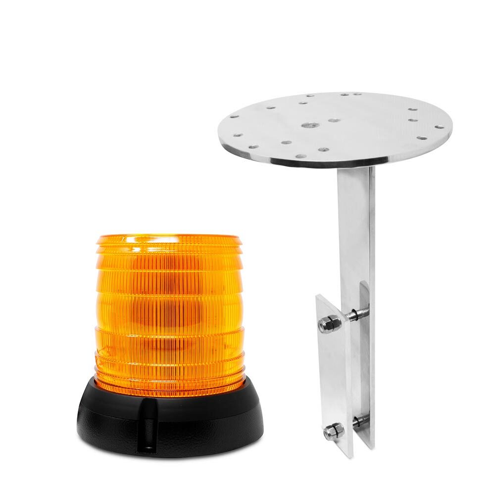 Pro Led 2501A Amber Warning Light with BRK6 Stake Mounting Bracket