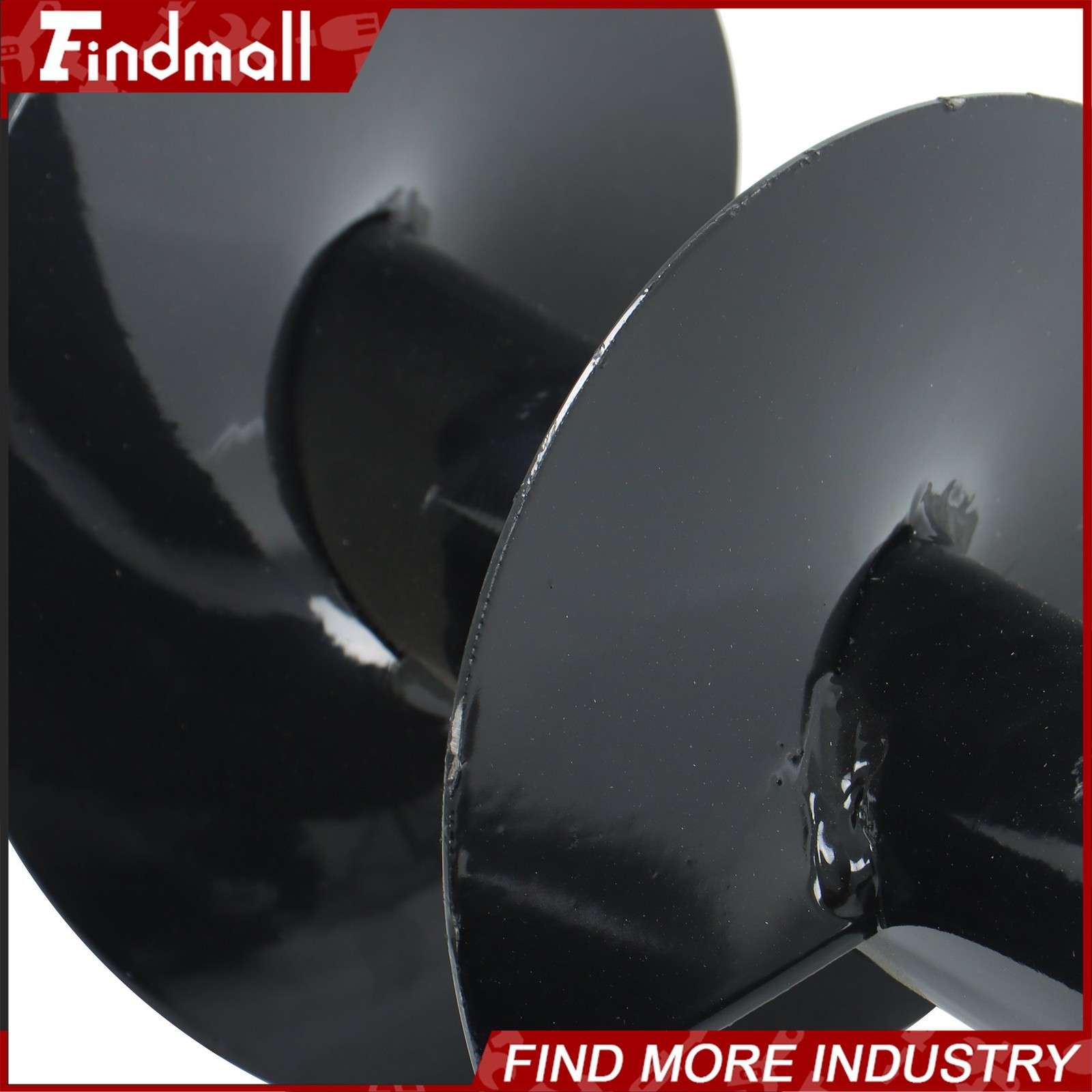 Findmall 200mm Auger Drill with Hoses for 1-1.5 Ton Mini Excavator