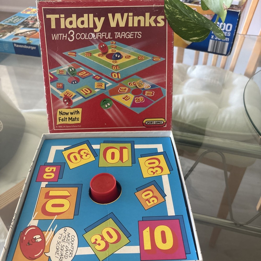Vintage board game TIDDLY WINKS
