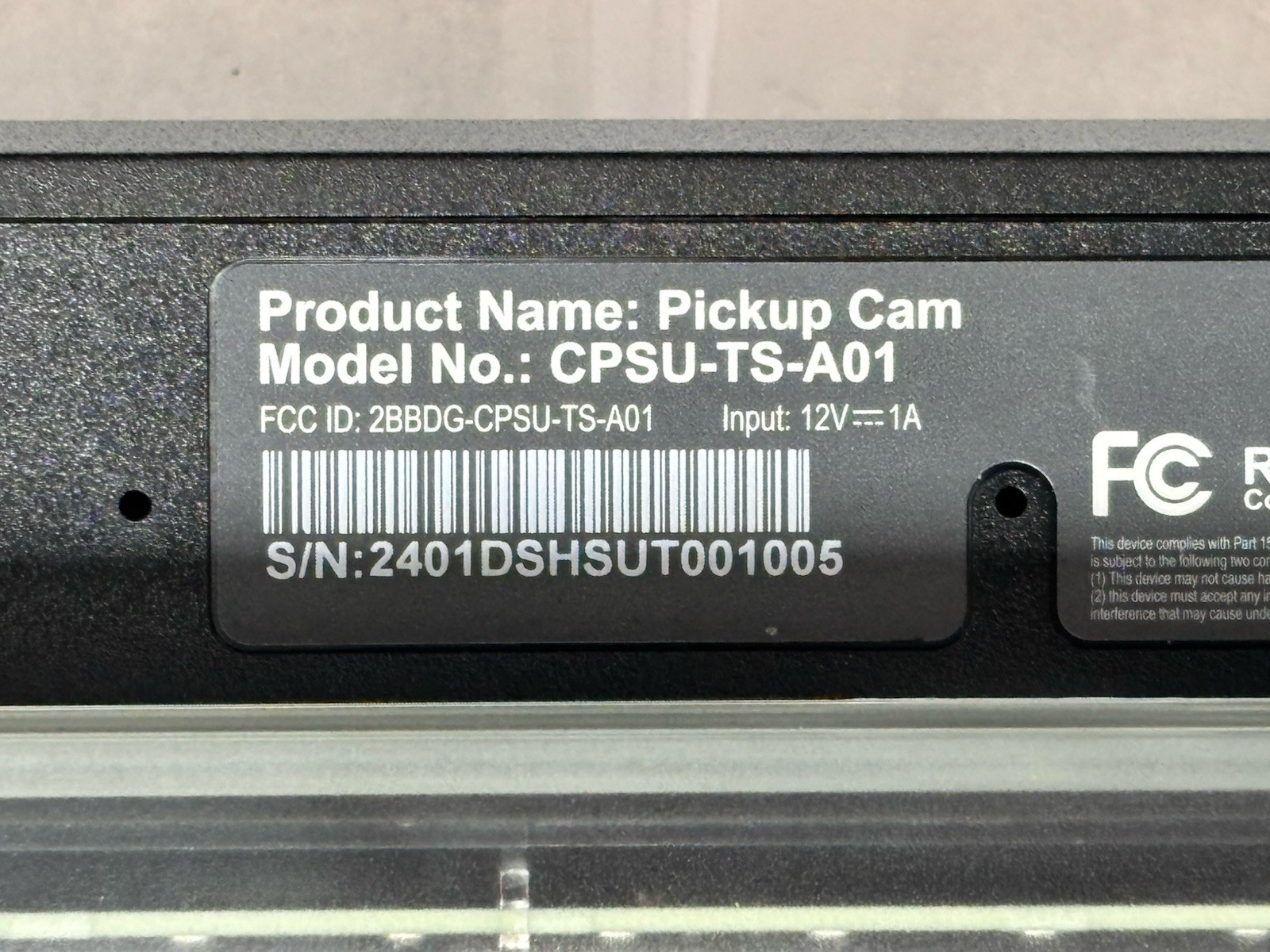 Canopy PickUp Bed Security Camera System w/Live Streaming/Intrusion Alerts NEW