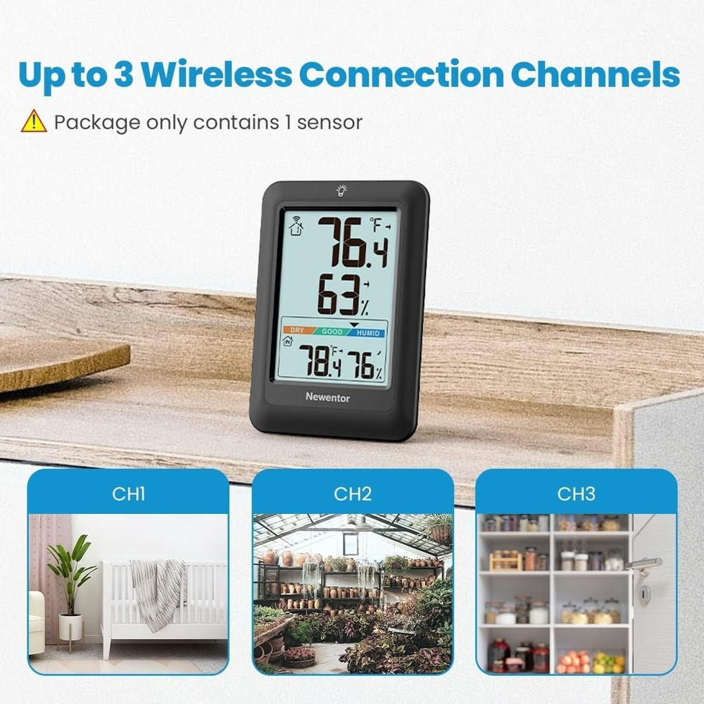 Indoor Outdoor Thermometer Wireless