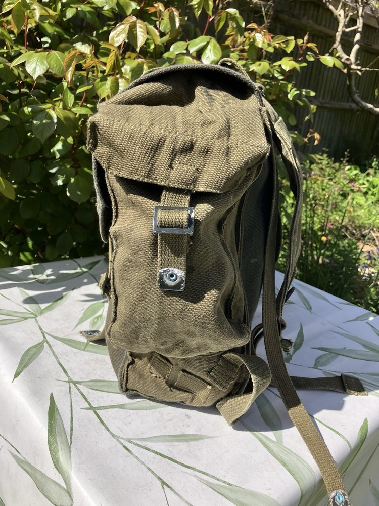 British Army 58 Pattern Style Rucksack Converted Large Pack Webbing Bag Green