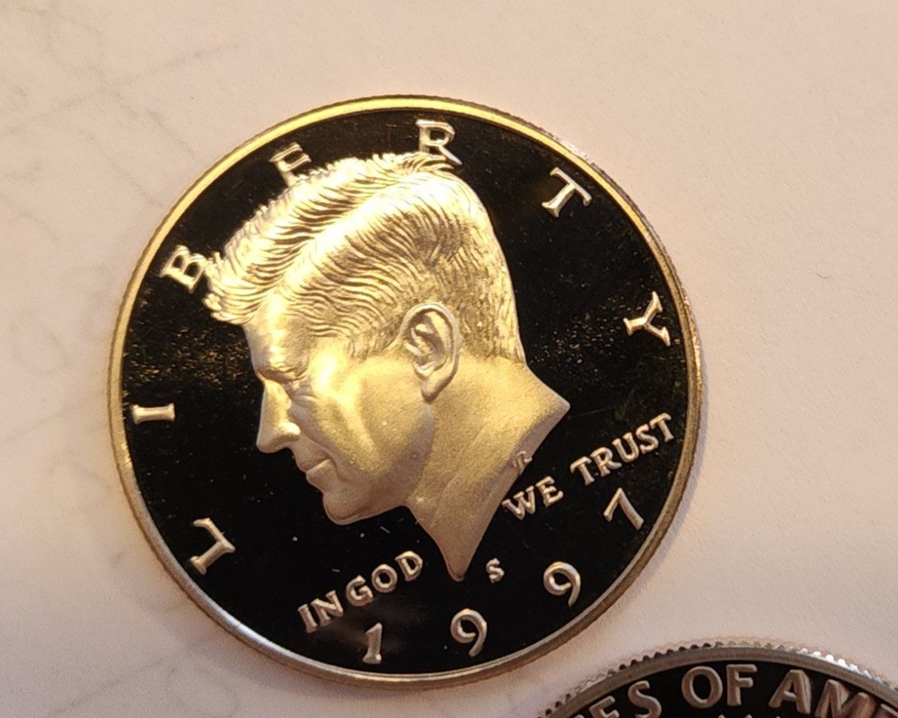 1997-S Proof Kennedy Clad 50c Half Dollar