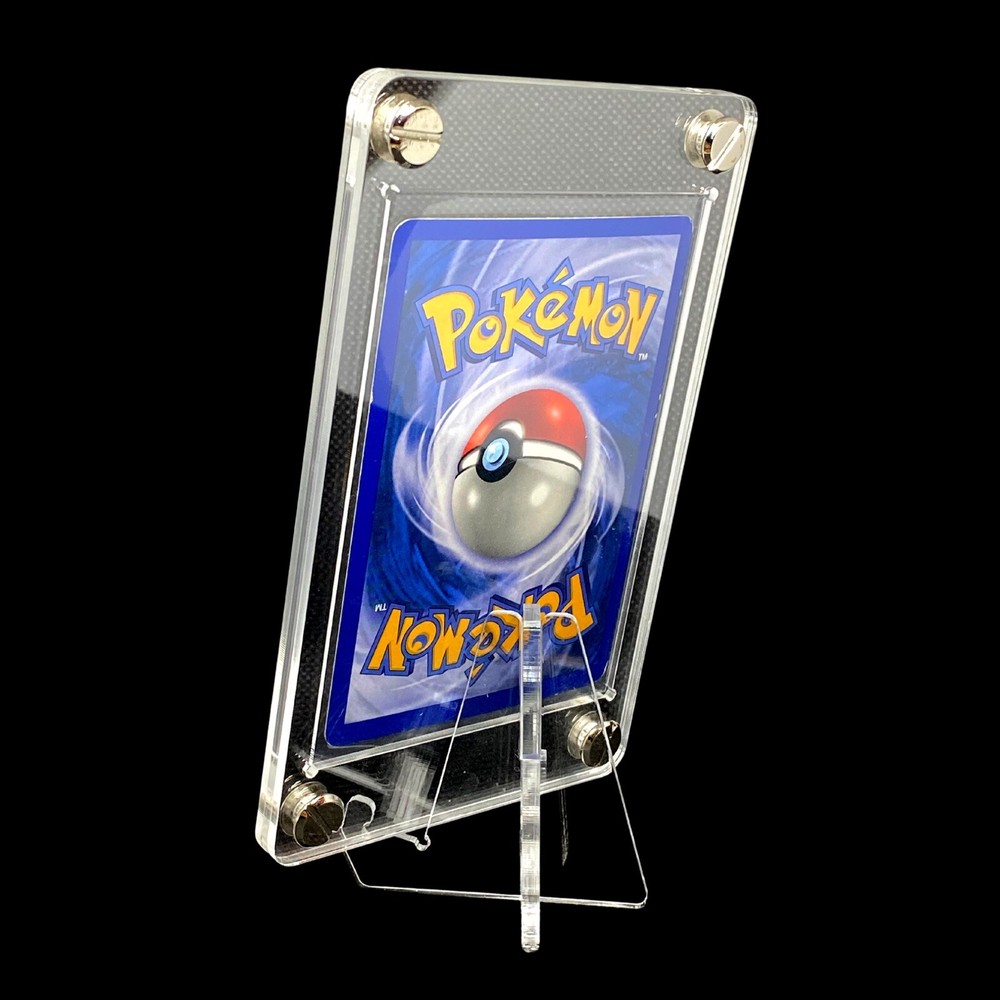TCG Card Display Case & Stand (Acrylic)- Pokemon, YGO, DC - Toploader Frame