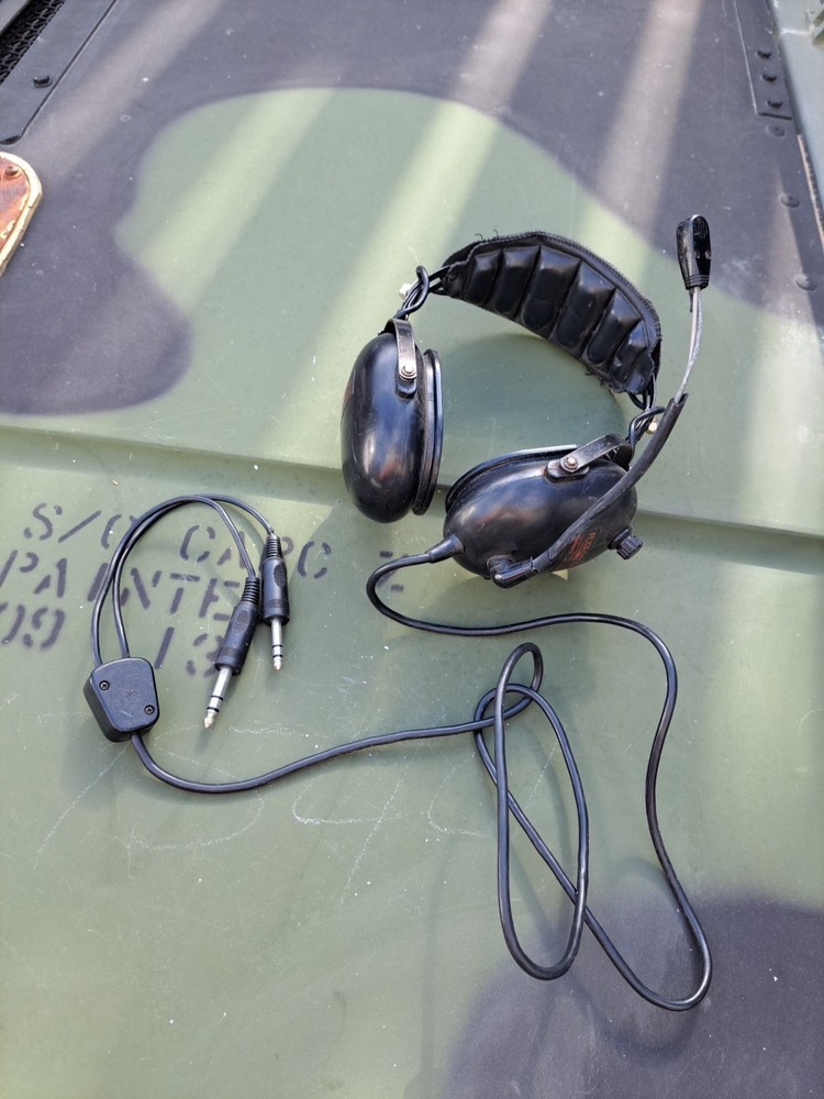 Flightcom Blackhawk Model 5DX Aviation Headset Airplane Jet Helicopter UNTESTED
