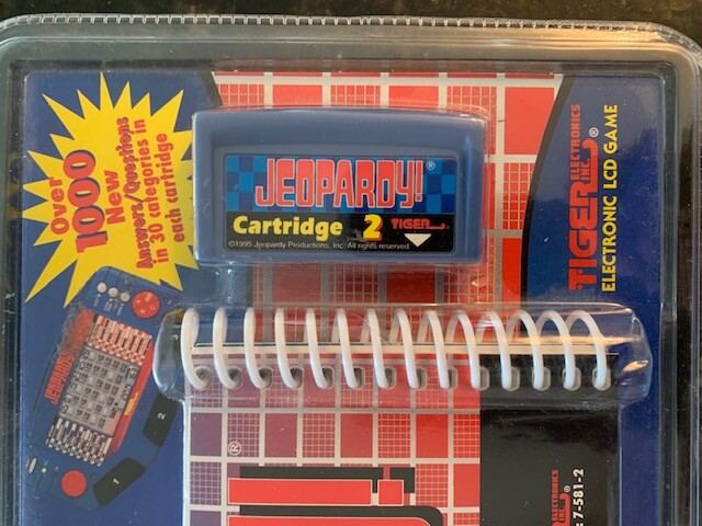Tiger electronics Jeopardy Answer Question Book Cartridge #2 NEW