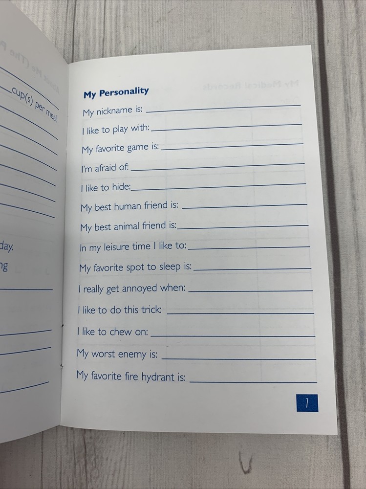 pet credentials passport for pets booklet