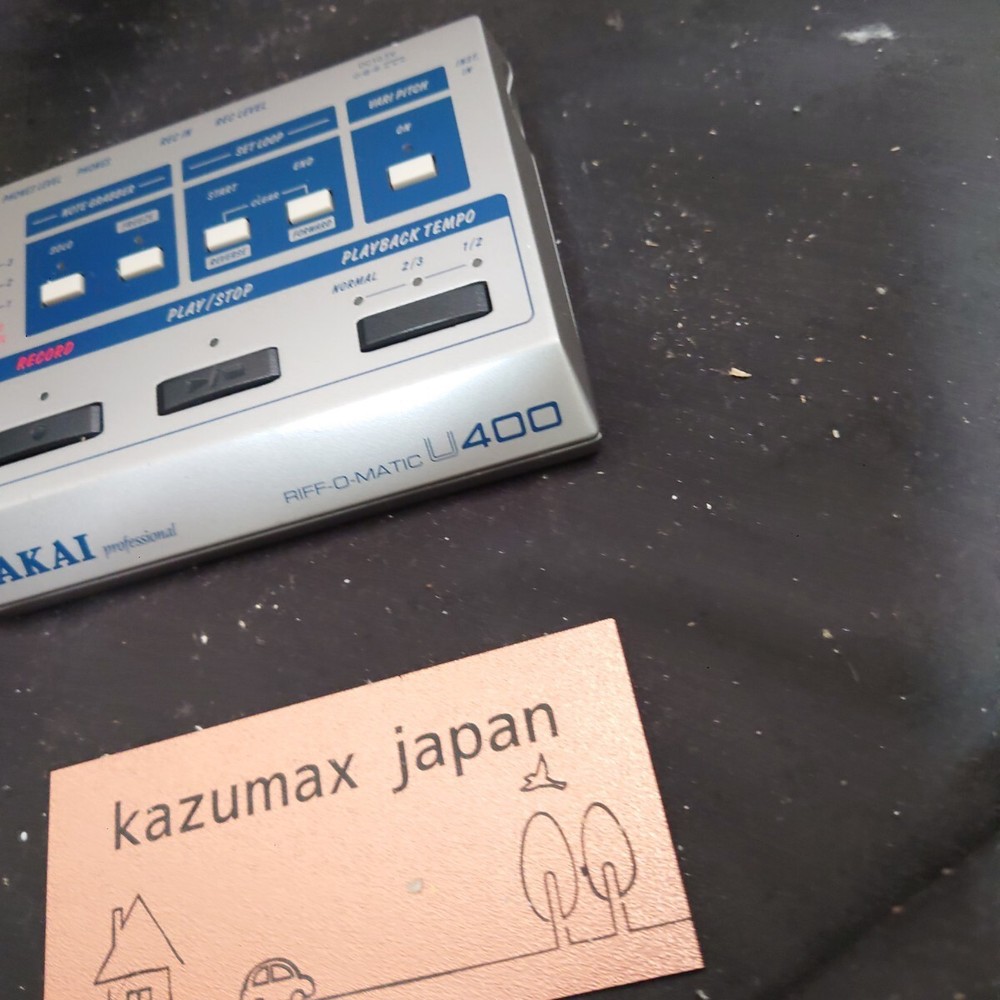 Akai Professional REF-O-MATIC U400 Foot Controller Remote Unit Tested iterm