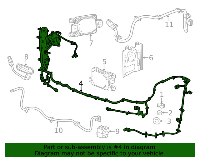 Genuine GM Harness 86554101