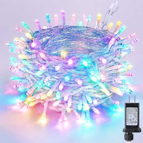 Easter String Lights 200 LED String Lights with 8 Modes Timer Connectable 65FT