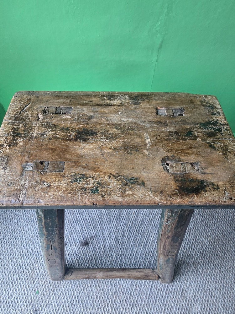 Stunning vintage workbench stool