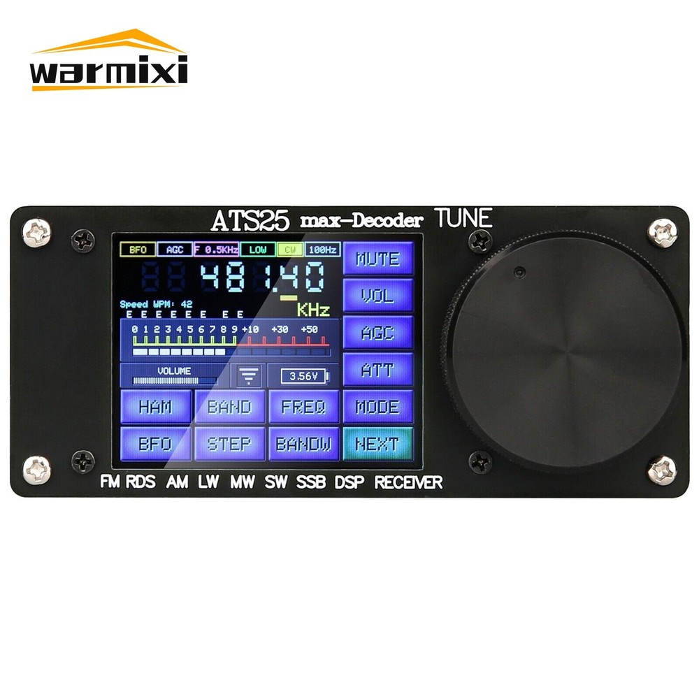 ATS25max-Decoder Si4732 Full Band Radio Receiver DSP SW Official+Activation Code