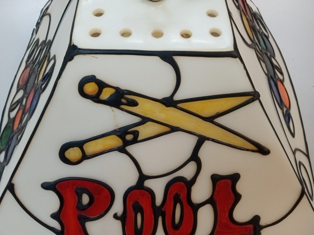 OLD Vintage Pool Table Light LOOK BILLIARDS