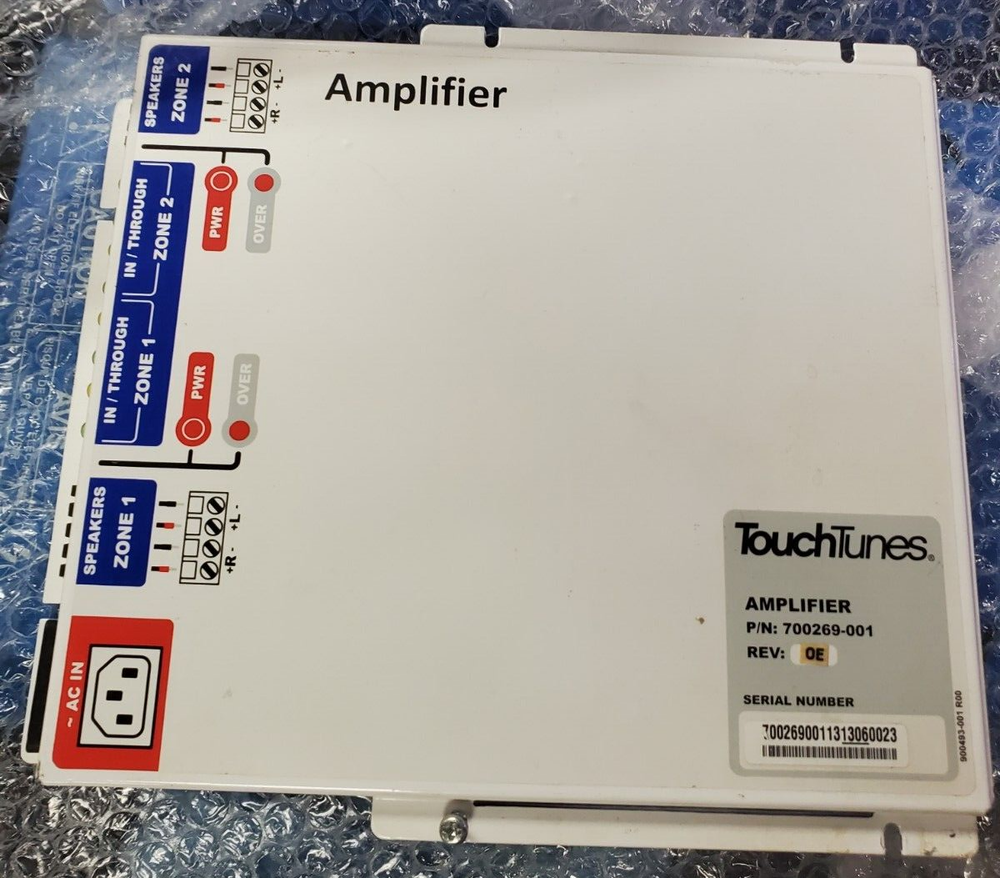 TOUCHTUNES Amplifier - Repair Service