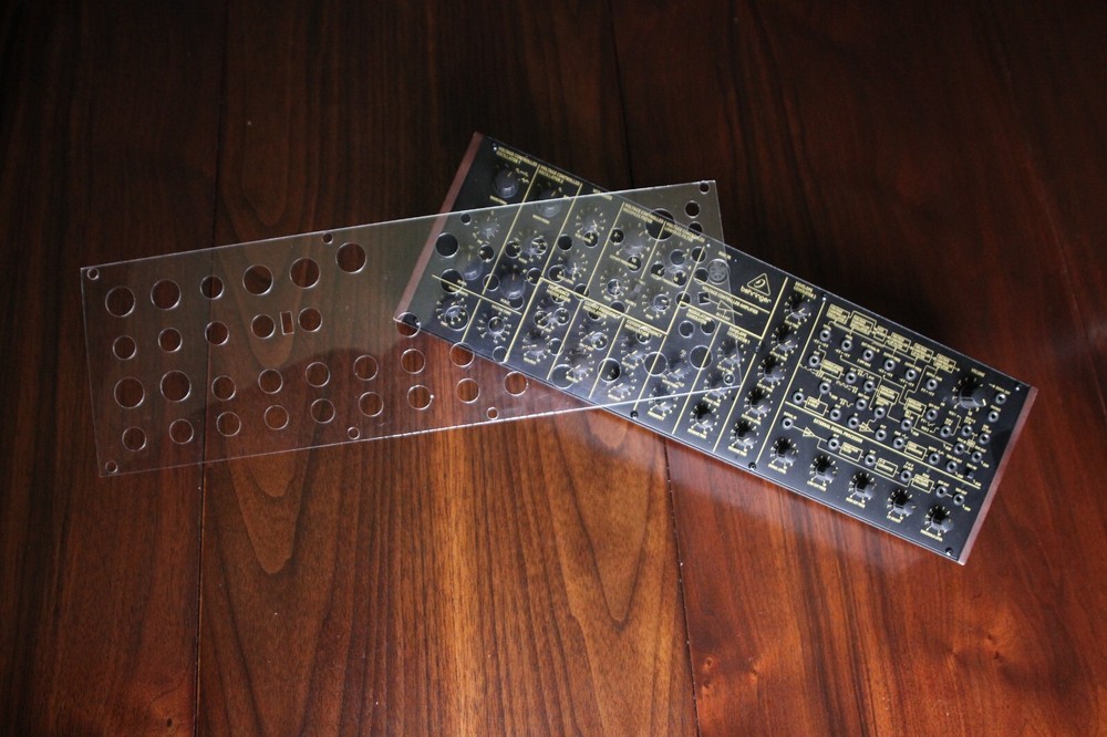 Behringer K-2 Analog Desktop Mono Synthesizer Clear Overlay For Patch Saving