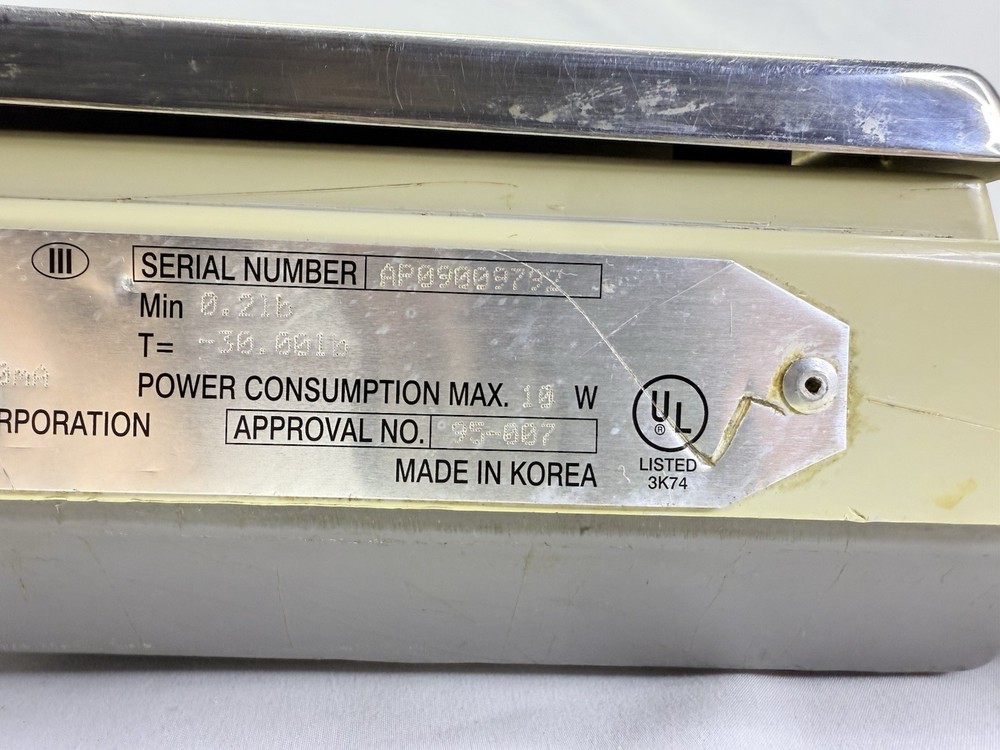 CAS Scale AP-1 30lb bench scale grams/ pounds Mostly Working. Read Description