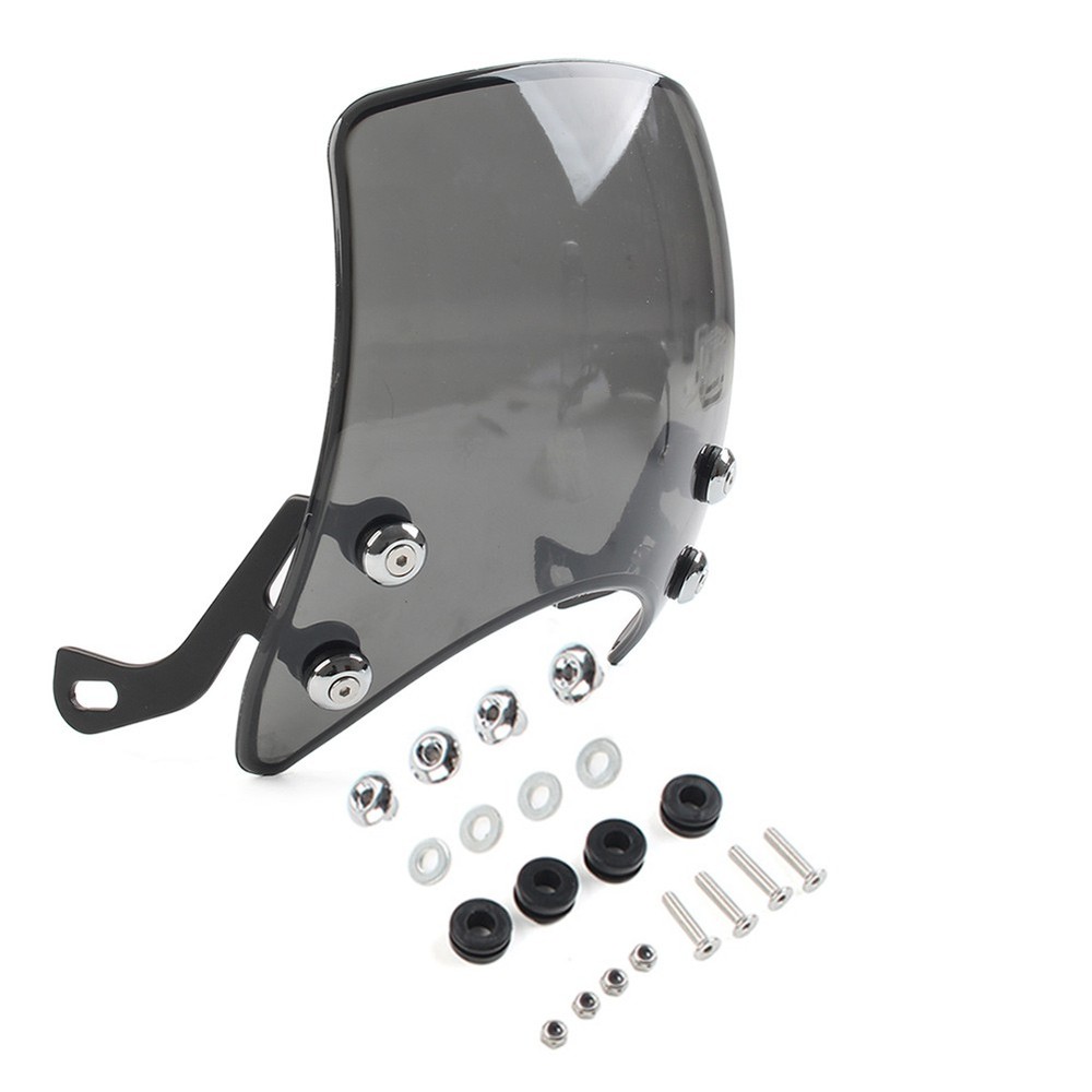 Headlight Windshield Windshield Universal for 5-7 Inch Gray