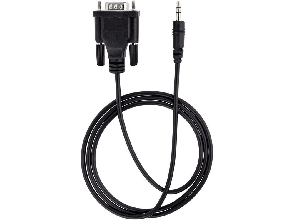StarTech 3ft 1m DB9 to 3.5mm Serial Cable for Serial Device Configuration RS232