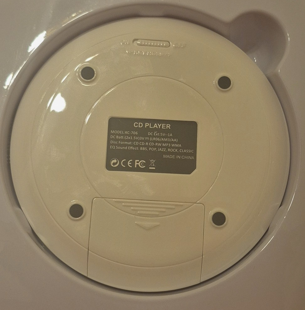 NWT Vintage CD Player Portable Compact CD Discman