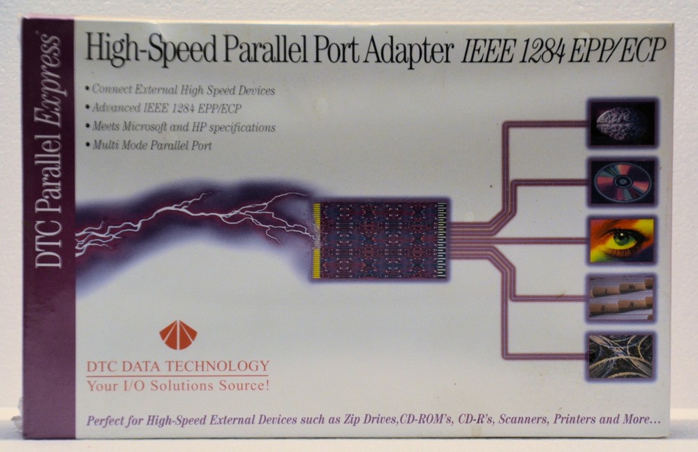 DTC Parallel Express - ISA 8 Bit LPT Parallel Port DB25 IEEE 1284 EPP/ECP NIB