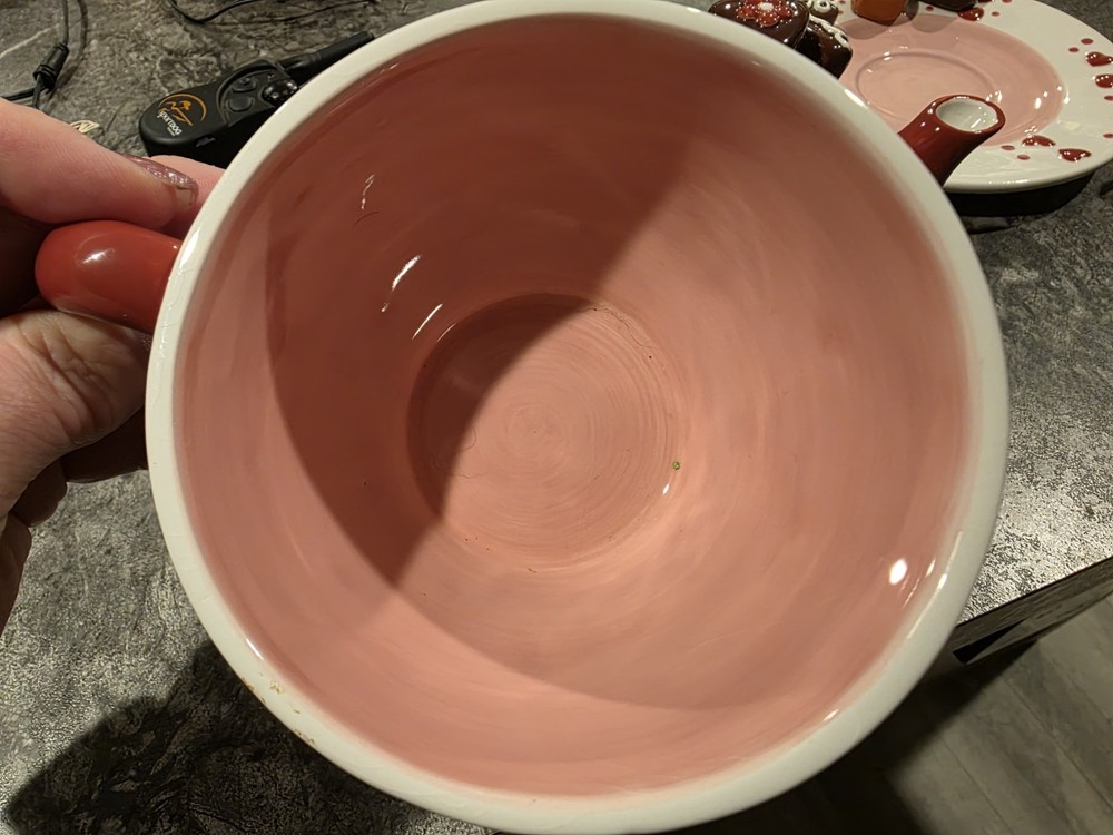 Vintage Ceramic Chocolate Candy Tea Set