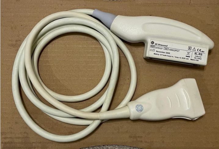 GE 8L-RS Linear Array Ultrasound Probe.