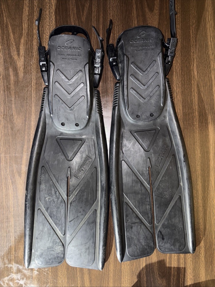 Oceanic Vortex V12 Split SCUBA Fins - Size Regular