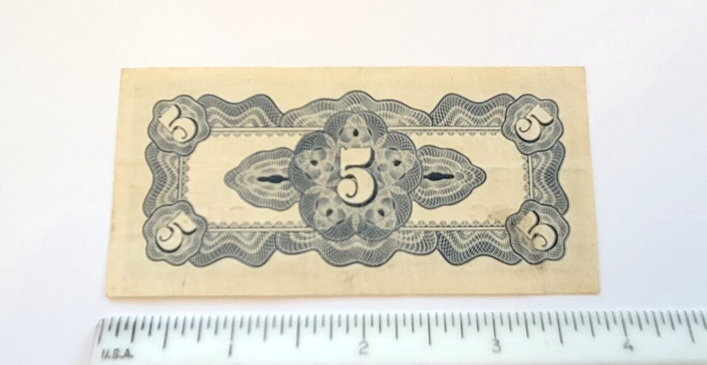 Five Centavos Philippine's Japanese Invasion Money WWII