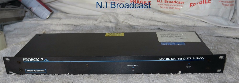 Audio design Probox 7 AES / EBU distribution unit  (1in 10 out)