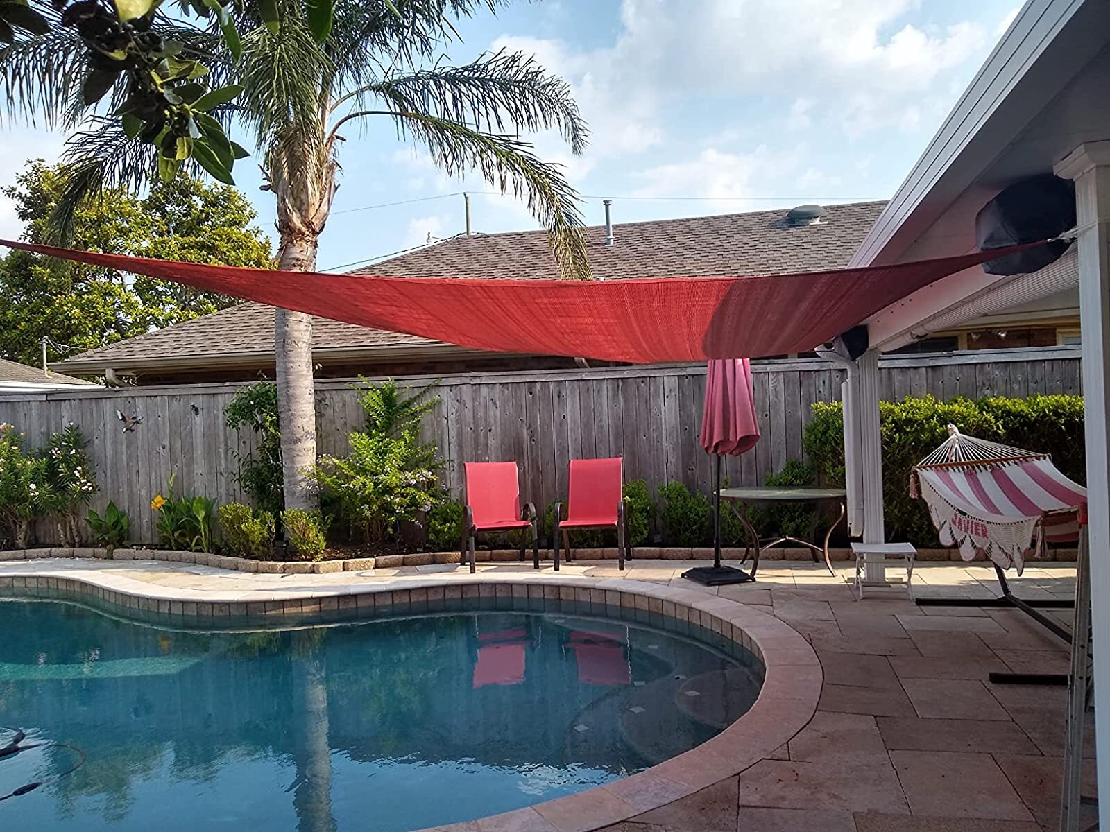 Outdoor Sun Shade Sail Canopy Shelter Cover Patio Awning Garden Pool Rectangle