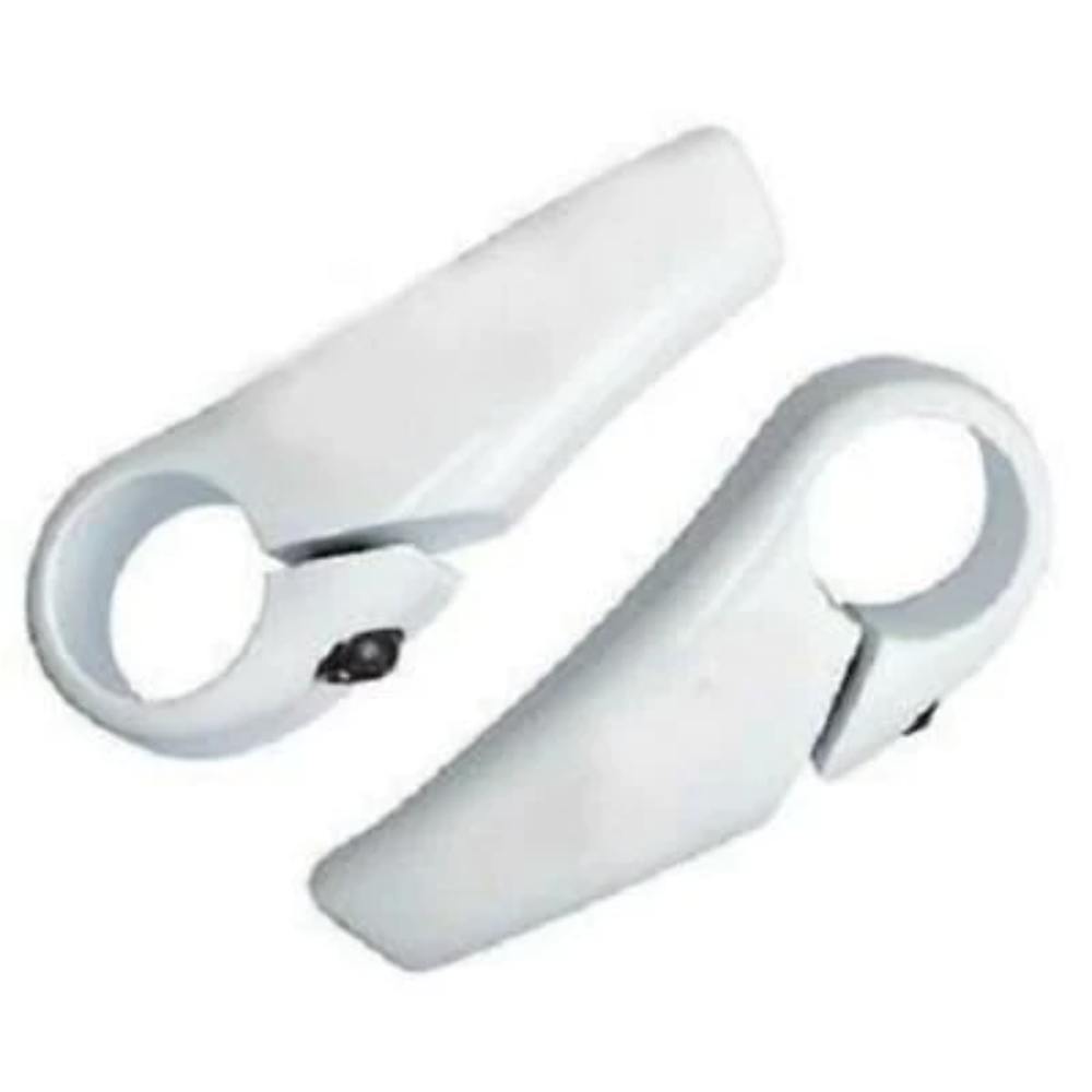 Promax BarEnds BE 315 White Handlebar Ends Pro Max Pair