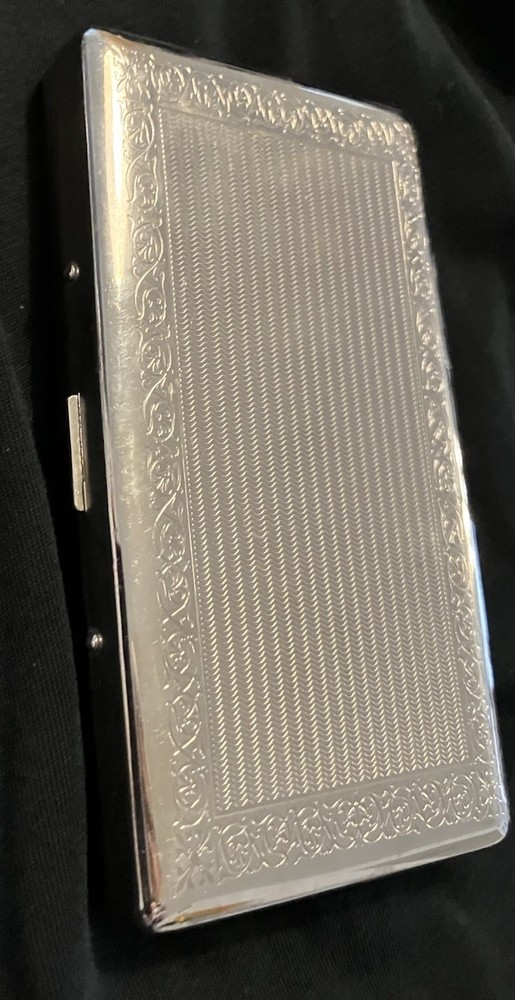 Victorian Style Lucienne Etched Cigarette Case