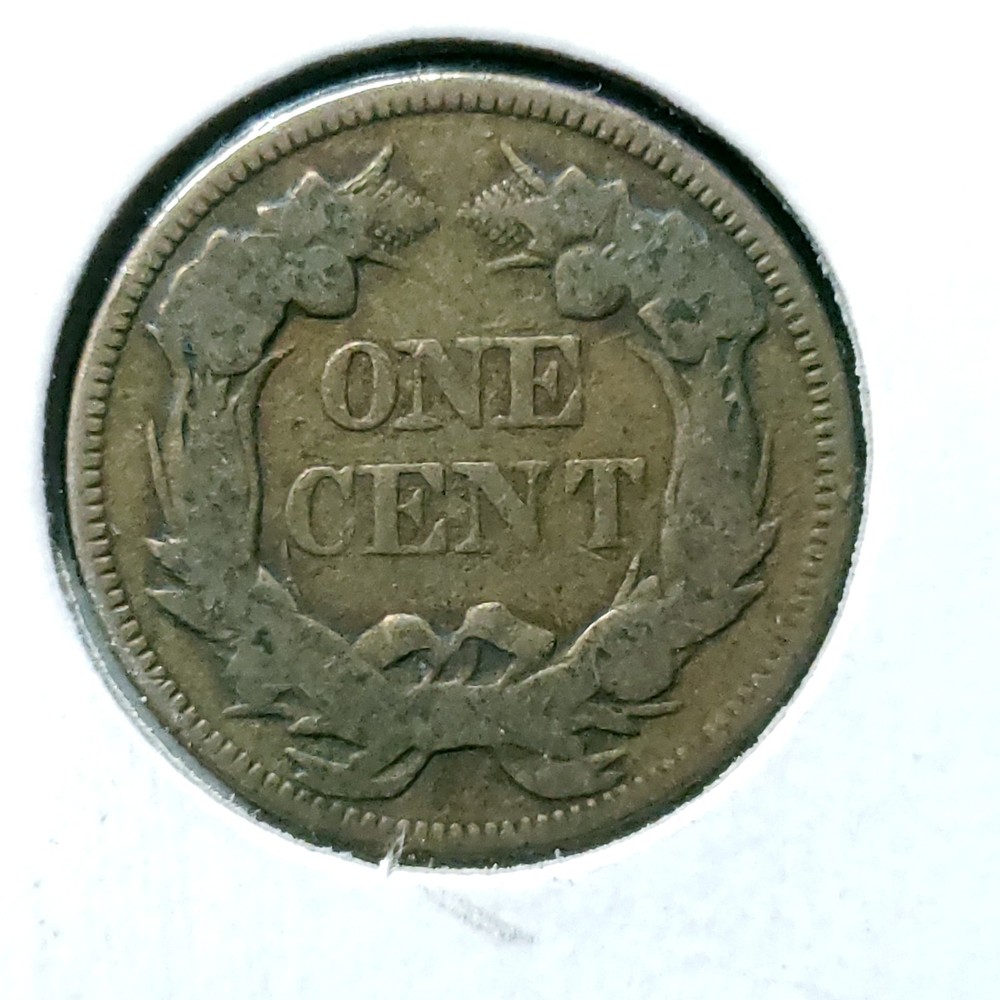 1857 Flying Eagle Cent 1¢ Philadelphia Mint VG-Fine Circulated Small Cent