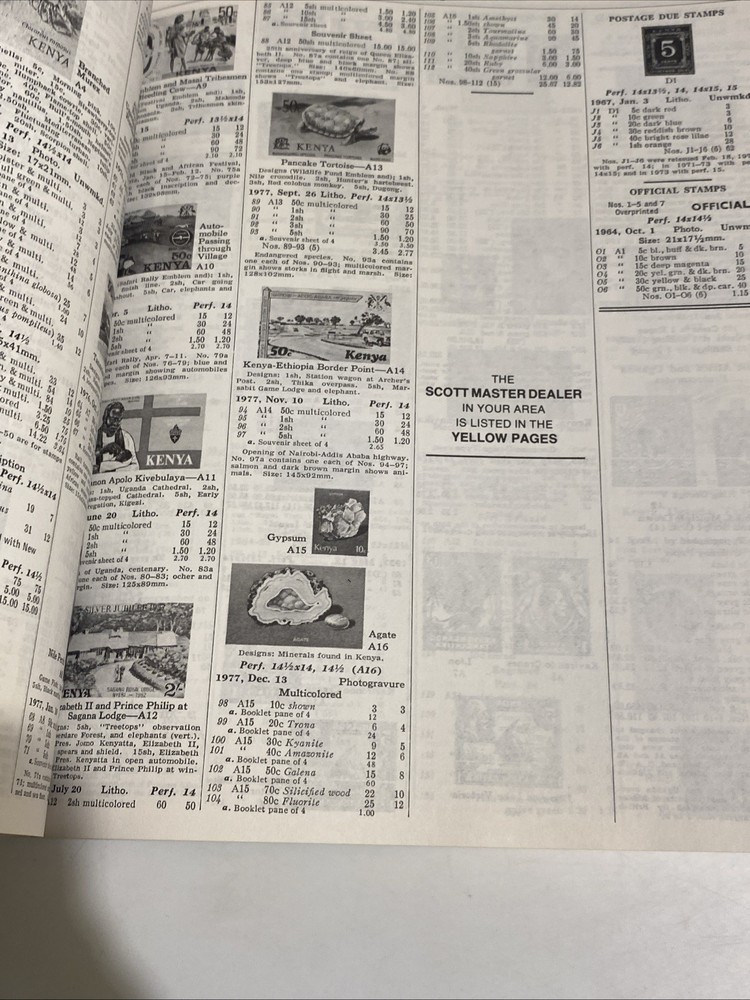 Scott 1979 Standard Postage Stamp Catalogue Volume 1
