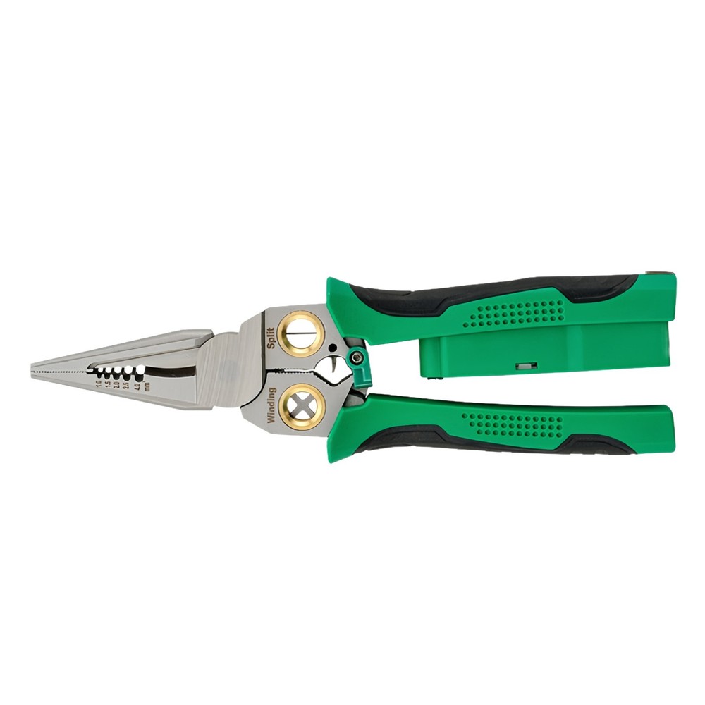 Multi-Function Wire Stripper Tool with AC/DC Voltage Tester for Professional Use