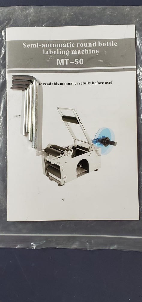 Round Bottle Labeling Machine MT-50 Semi-Automatic - Used