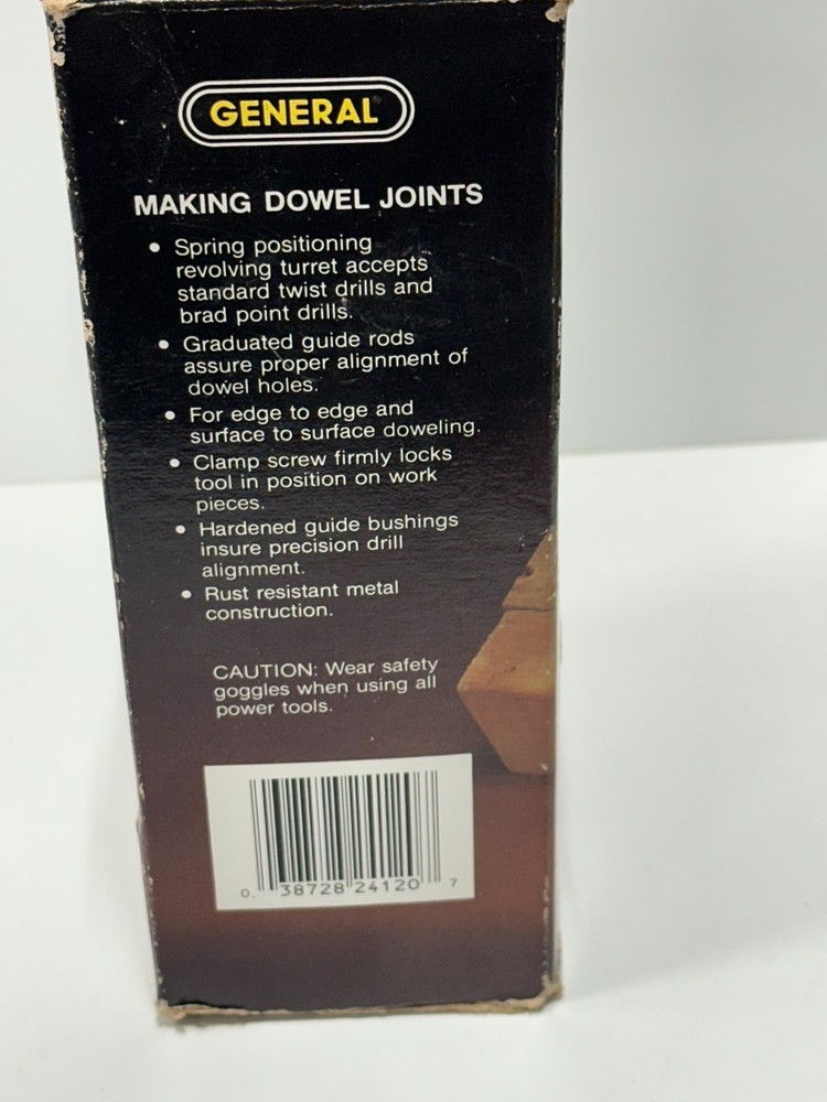 General Tools Doweling Jig Kit # 840 Revolving Turret