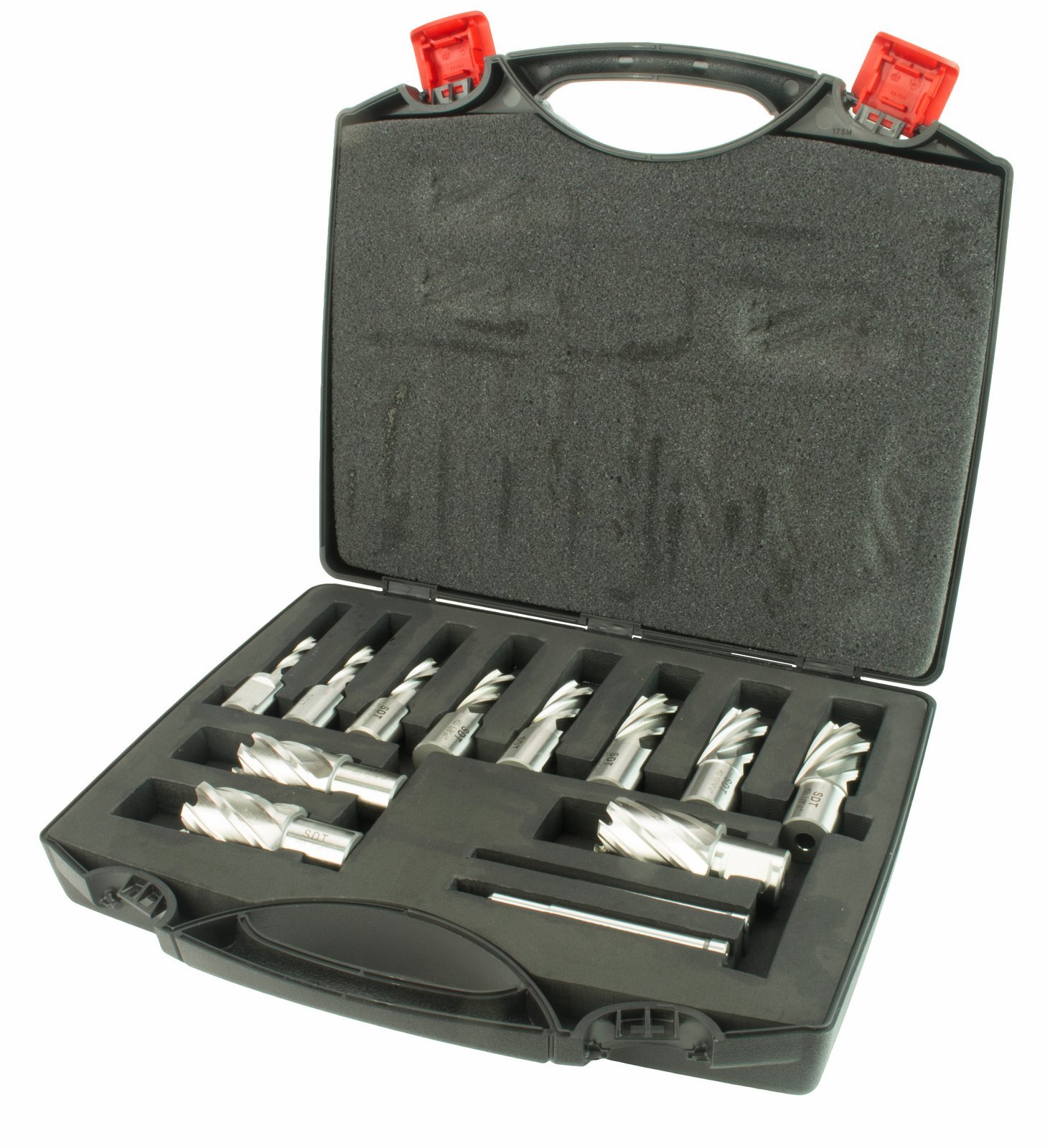 Steel Dragon Tools® 13pc. High Speed Steel HSS Annular Cutter Kit 1" Depth