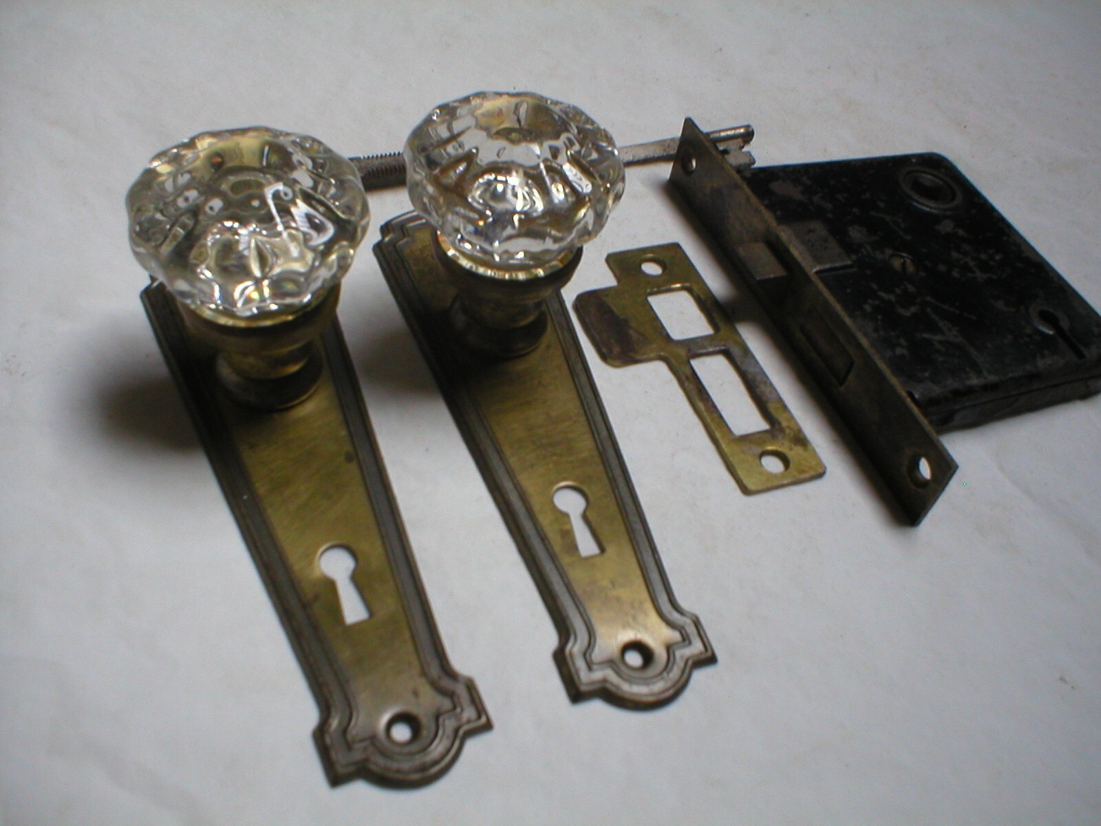 Antique Art Deco Era Door Hardware