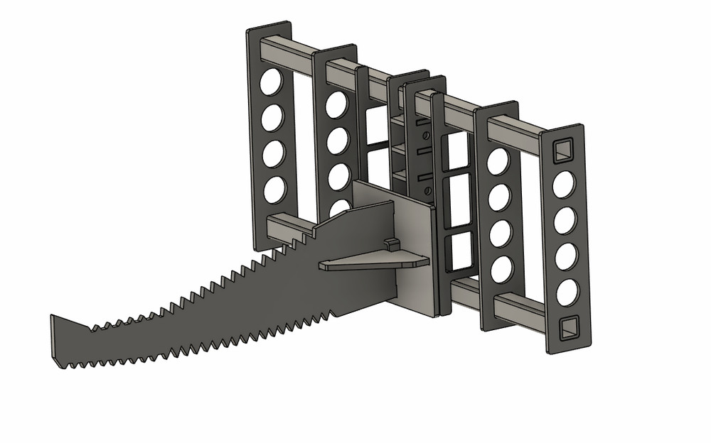 Skid Steer quick attach frame for Xsystem attachments.