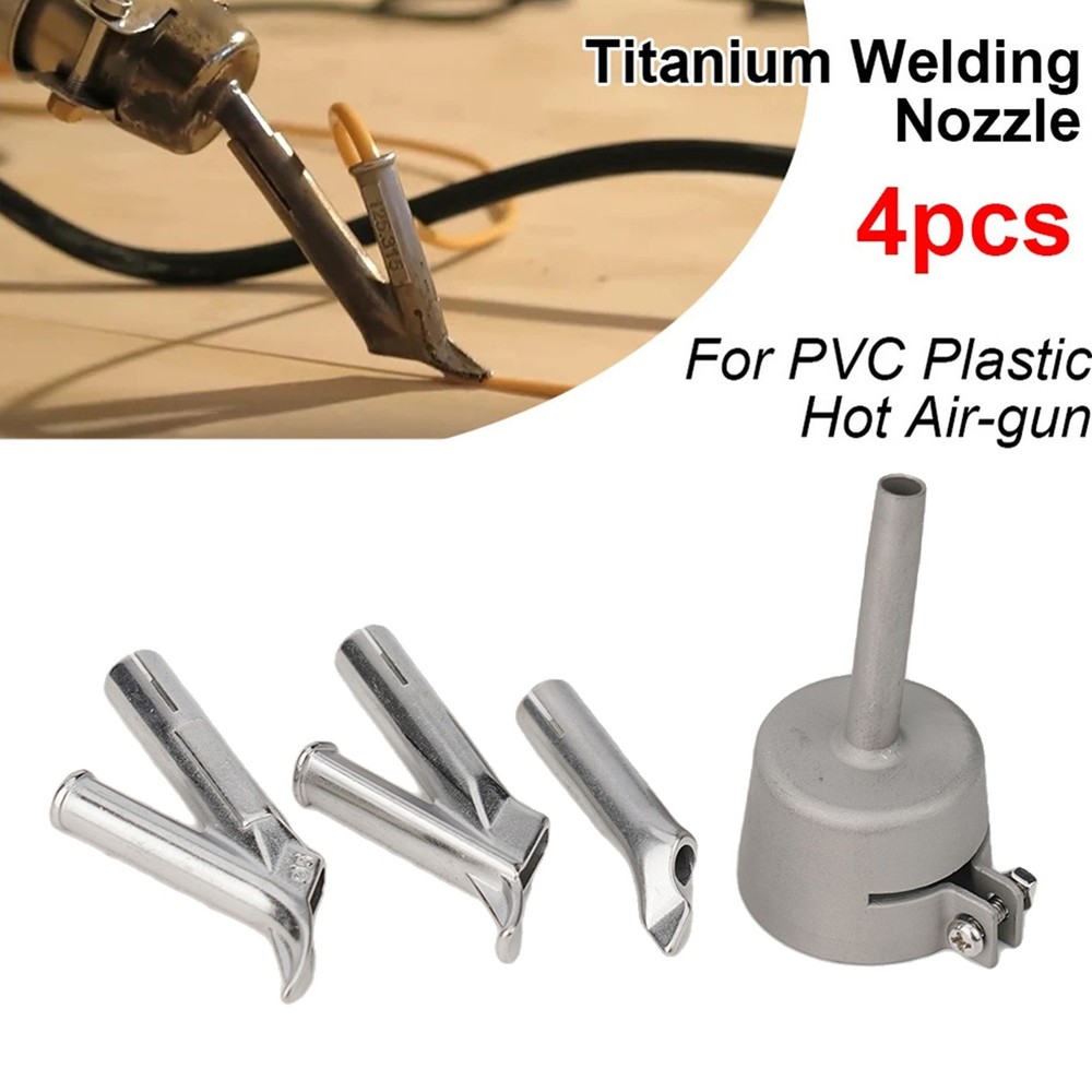 Speed Welding Nozzle Kit Silver Titanium Alloy Versatile Tools
