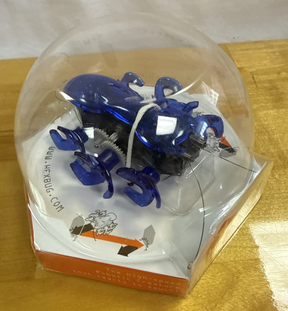 2009 Hex Bug Micro Robotic Ant Blue 60-497 New