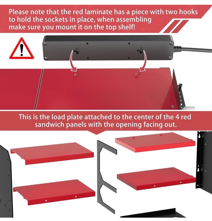 JXOYF tool organizer charging station