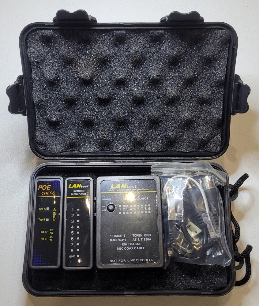 LANtest modular Ethernet cable tester