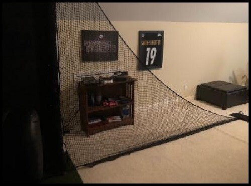 Golf Nets for golf cages and golf simulators. Golf Net panels and 4 sided nets