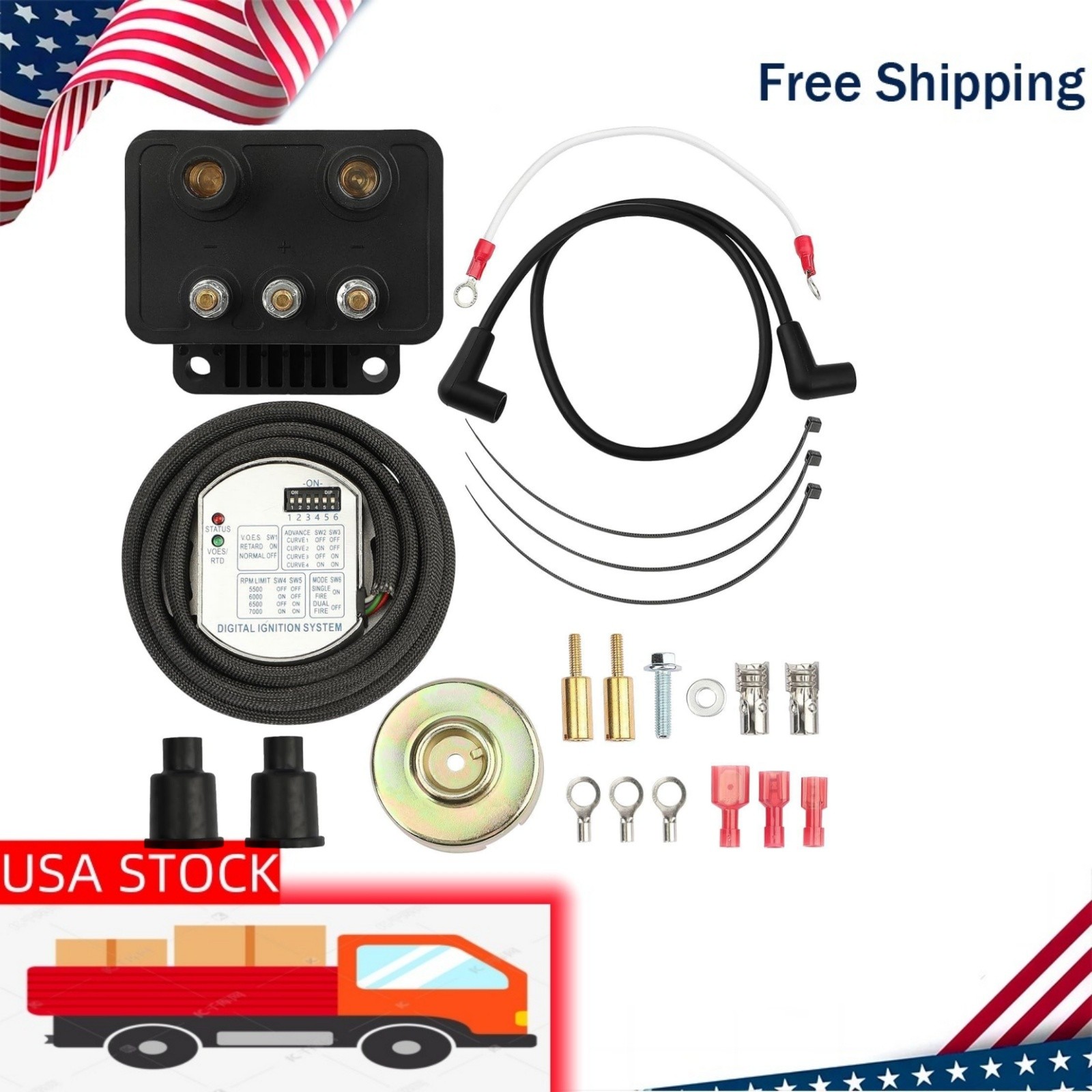 Programmable Ignition 53-660 Fit Harley Shovelhead Evolution & Sportster