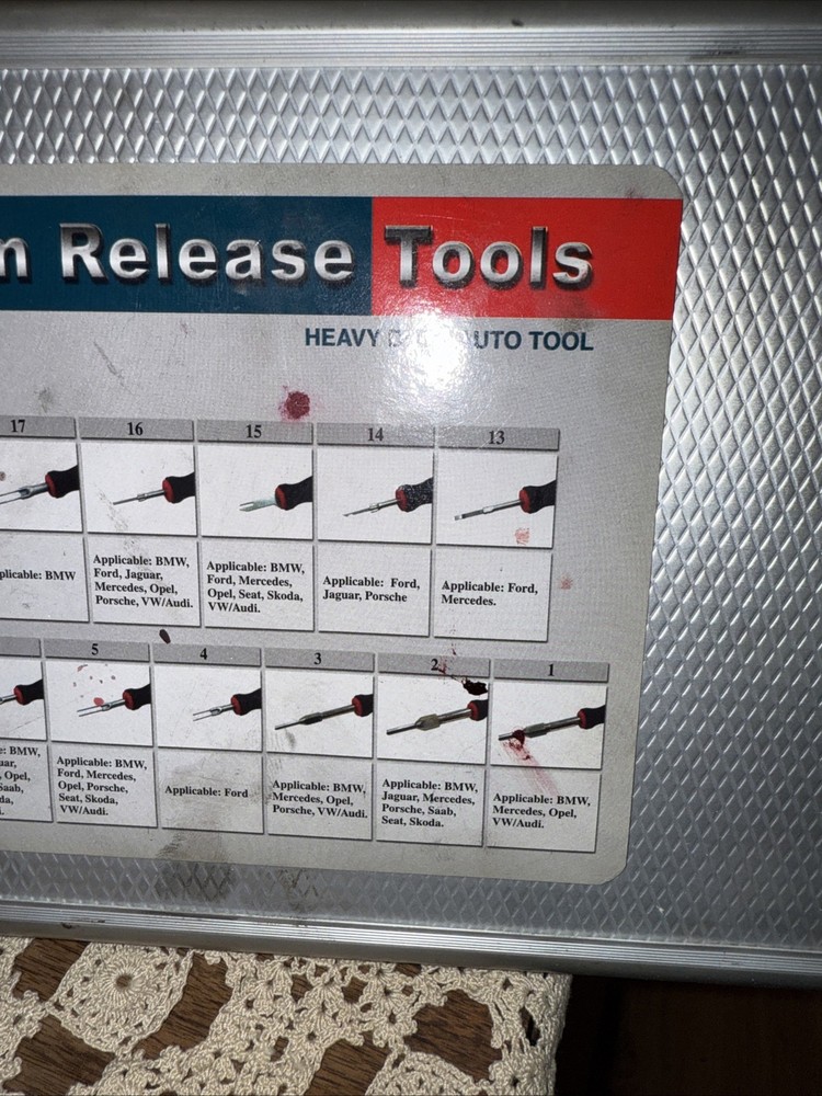 23 Piece System Release Tools Heavy Duty Tool Kit With Case EUC