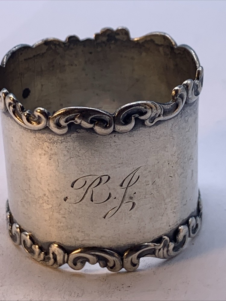 Vintage Sterling Silver Napkin Ring