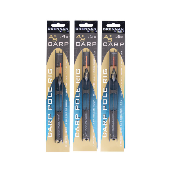 Drennan AS Carp 2 Pole Rig Barbless