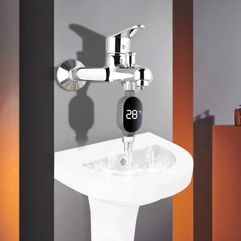 Digital LED Shower Thermometer | Smart Water Temperature Gauge for Bathroom Safe